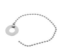 QUMIIRITY Drum Cymbal Chain Aluminum Alloy Sustain Chain Cymbal Rattler for Jazz Drum