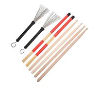 QUMIIRITY Drum Stick Set Drum Sticks for Percussion Brush for Instrumentalist in Home Studio Practice
