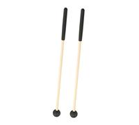 QUMIIRITY Drumstick Set 2pcs Wooden Handle Drum Mallets Xylophone Mallets Drumsticks for Percussion Instruments Soft