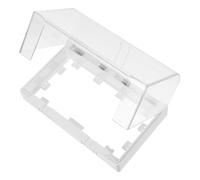 QUMIIRITY Dual Position Self Adhesive Electrical Socket Protector for Outdoor Use Flip Design for Garden Camping Construction Reliable Splash Guard for Safety and Easy Installation