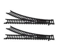 QUMIIRITY Electric Train Track with Y-shaped Plastic Rails for Battery Operated Model Railway Accessories for Creative Educational Play and Imaginative Track Building