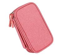 QUMIIRITY Electronic Organizer Pouch Portable Digital Storage Case for Cords Earphones and Chargers Lightweight Zipper Closure Creative Design for Travel and Daily Use