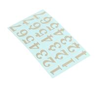 QUMIIRITY Embossed Stickers for Musical Instruments Gold Note Stickers for Beginners to Label Drums Pianos Diy Craft and Decorative Projects