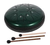 QUMIIRITY Ethereal Steel Tongue Drum Handpan Percussion Instrument for Adults Upgraded Pure Sound Quality Portable Musical Drum for Meditation Music Education and Mental Therapy