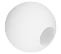 QUMIIRITY Frosted White Round Glass Globe Lampshade 13cm for Pendant Lights Opal Sphere Shade 6-7cm Opening Replacement Glass Shade for Ceiling Fixtures
