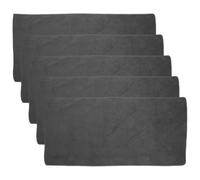 QUMIIRITY Guinea Pig Blankets and Cage Liners Washable Small Animal Bedding Pads 5pcs 30x40cm Grey Warm Cage Mats for Guinea Pigs, Gerbils, Rabbits, and Hedgehogs