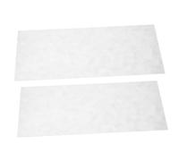 QUMIIRITY Guitar Fingerboard Inlay Material 2pcs White Seashell Rectangle Sheet for Neck Decoration and Jewelry Crafting, Compatible with Electric and Acoustic Guitars