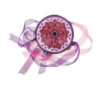 QUMIIRITY Handheld Tambourine Metal Bells Unique Drum for Boys and Girls and Adults for Educational Use Parties and Stage Fun and Design Inspired by Chinese Culture