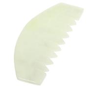 QUMIIRITY Head Massage Comb Jade Small Portable Scalp Massager for Stress Relief and Blood Circulation