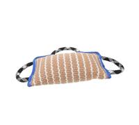 QUMIIRITY Heavy Duty Flax Dog Bite Pillow for Training Tug Enhancing Focus and Discipline Natural Texture Chew for Skill Development and Owner Dog Bonding