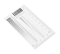 QUMIIRITY High Precision Crack Width Ruler Flaw Detection Scale, Line Width Measurement Tool for Inspection and Defect Analysis in Construction and Engineering