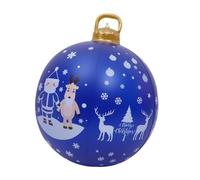 QUMIIRITY Inflatable Christmas Decoration Christmas Decorations Jumbo Ornaments Big Ornaments for outside Balls Blue Pvc