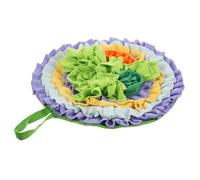 QUMIIRITY Interactive Rabbit Foraging Mat Feeding Pad for Guinea Pigs Hamsters Small Pets Stimulates Foraging Instinct Safe Food Dispensing with Adorable Design