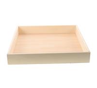 QUMIIRITY Kids Portable Sand Tray Toy for Children, Small 40x40x6cm Wooden Sandbox Storage Box for Indoor and Outdoor Play, Mini Sandpit for Boys and Girls