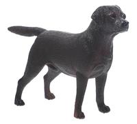 QUMIIRITY Labrador Dog Figurine Small Puppy Model Plastic Desktop Ornament for Home Office Decor Detailed Animal gift for for for for for for for Dog Lovers Photo Prop and Garden Accent