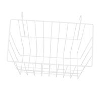 QUMIIRITY Large White Hollow Cast Iron Rabbit Hay Feeder Basket for Small Pets Stable Animal Feeder Rack Suitable for Guinea Pigs Chinchillas and Birds in Cage Use