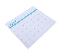 QUMIIRITY Magnetic Fridge Calendar July December Aesthetic Monthly Planner with Large for Detailed Notes Stylish Blue Magnetic Planner for Fridge Organization and Event Tracking