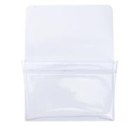 QUMIIRITY Magnetic Storage Pocket Organizer Hanging File Holder for Office and Fridge, Square Magnetic Pouch with Strong Magnet, Multi-Purpose Storage Bag for Whiteboard Tools and Planners