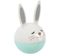 QUMIIRITY Mechanical Kitchen Timer Cartoon Kitchen Timer Rabbit Shape Abs Material Easy to Use No Batteries Required Cute Style for Homework and Tv Time