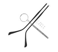 QUMIIRITY Metal Glasses Temple Replacement Arms Black Eyeglass Repair Kit Comfortable Fit Stable Support for Sunglasses and Eyeglasses DIY Frame Legs