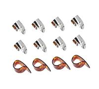 QUMIIRITY Metal Pick Finger Cots for Guitar Designed As Thumb and Finger Picks for Injury for Acoustic Guitar Playing and Nail Practice