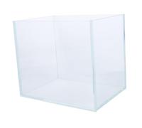 QUMIIRITY Mini Betta Fish Tank Clear Glass Aquarium Space Saving Compact Desktop Fish Tank for Office Home Stylish Contemporary Design for