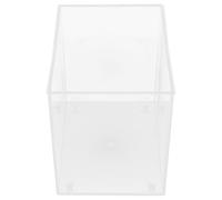 QUMIIRITY Mini Fish Tank Aquarium with Sl esign, Plastic Material, Versatile Decorative Piece for Plants and Turtles, for Shops and Parties Desktop Fish Bowl