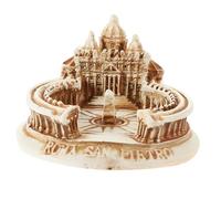 QUMIIRITY Miniature Saint Resin Architectural Model Home Decor for Living Room Office and Weddings Compact and Housewarming