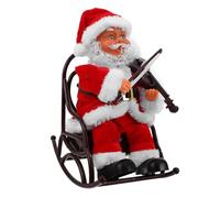 QUMIIRITY Musical Santas Claus Funny for Xmas Christmas Party Favors Xmas Plaything Party Present Ornament Novelty Electric Cute Santa Doll