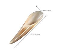 QUMIIRITY Natural Buffalo Horn Massage Roller for Face and Scalp Smooth Acupressure Tool for Deep Tissue and Muscle Trigger Point Therapy Unique Handcrafted Body Massager for Meridian
