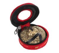 QUMIIRITY Nepalese Bell Cymbals Percussion Meditation Bells Handheld Finger Cymbals for Yoga Meditation Includes Carrying Case