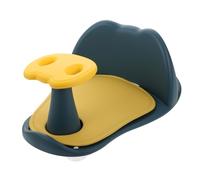 QUMIIRITY Non Slip Shower Stool for Comfortable High Backrest Bath Seat with Rounded Corners Space Saving Design Navy Blue Support for Boy Girl and Bath