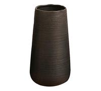 QUMIIRITY Nordic Style Ceramic Table Vase Black Matte Art Craft Adornment Light Luxury Flower Arrangement Vase for Home Décor and Centerpiece