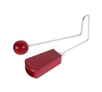 QUMIIRITY Orff Percussion Instrument Set Vibrating Wooden Shaker and Vibra Slap for Babies and Toddlers Engaging Red Music for Early Music Education