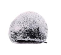 QUMIIRITY Plush Microphone Cover Windproof Pop-up Shield for Microphone Protection Accessory for Ktv Singing