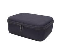 QUMIIRITY Portable Cable Organizer Storage Bag Large Capacity Black Oxford Cloth Sturdy Shockproof Electronic Product Bag for Travel and Headphone Management