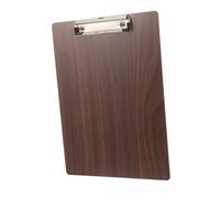 QUMIIRITY Portable Natural Wood Drawing Board with Clip Lightweight Sketching and Painting Clipboard for Students and Artists Walnut Grain Art Supply for Classroom and Field Use