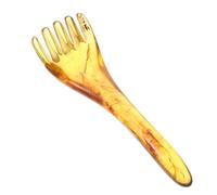 QUMIIRITY Portable Resin Scalp Massage Comb with Five Claws Handheld Head Massager for Scalp Care and Relaxation Suitable for Dry Hair