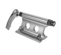 QUMIIRITY Quick Release Bike Front Fork Mount Silver, Bicycle Fork Holder for Outdoor Travel, 1PCS Front Wheel Block Rack Compatible with Mountain Bikes