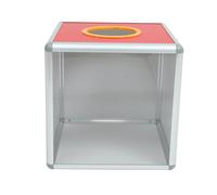 QUMIIRITY Red Lottery Box Ballot Comment Box for Suggestions Aluminum Alloy Material Safe to Use Smooth Surface and Edges Suitable for Celebrations and Church Events Random Color