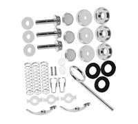 QUMIIRITY Replacement Parts for Trumpet Valve Slide Ring and Cap Kit Maintenance Tool for Musicians