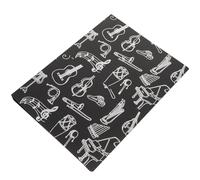 QUMIIRITY Sheet Music Folder Music Score Folder Document Holder Plastic with Comfortable Grip and Well Organized Design in Black for Guitar Lessons and Flute Lessons