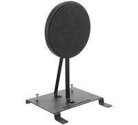 QUMIIRITY Single Bass Drum Pedal Exerciser with Black Metal Drum Pedal Mat Percussion Protective Mat for Music Studio Use