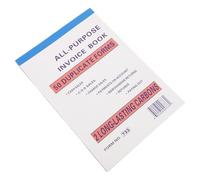 QUMIIRITY Small Business Purchase Order Book and Receipt Invoice Pad for Restaurants, Compact Canary and White Cash Receipt Book for Order Tracking and Financial Record Keeping