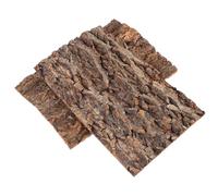 QUMIIRITY Synthetic Reptile Tree Bark 2 Pieces 30X20Cm Sturdy Bark for Spider Habitat and Bearded Dragon Enclosure