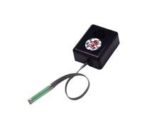 QUMIIRITY Tea Bucket Water Level Alarm with Overflow and Water Leakage Detection Black Pp Plastic for Tea Buckets Battery Operated Overflow Alert Device