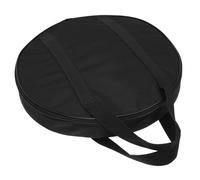 QUMIIRITY Thickened Oxford Cloth Single-layer Gong Bag 40x8cm with Handle and Shoulder Strap Musical Instrument Carrying Case Protective Cymbal Storage for Chinese Opera Performances