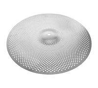 QUMIIRITY Thickened Silent Cymbal Set Low Volume Mute Cymbals for Jazz Drums Practice Accessory for Drummers Compact Design