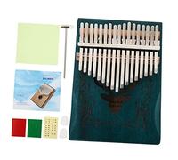 QUMIIRITY Thumb Piano Key Wooden Kalimba for Beginners Elegant Design Carved Patterns Musical Instrument for Boys and Girls and Adults North Comfortable Grip