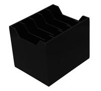 QUMIIRITY Transparent Acrylic Slot Cell Phone Holder Desktop Organizer for Meeting Rooms and Office Multipurpose Phone Storage Box with Separate Compartments for Classroom and Workspace